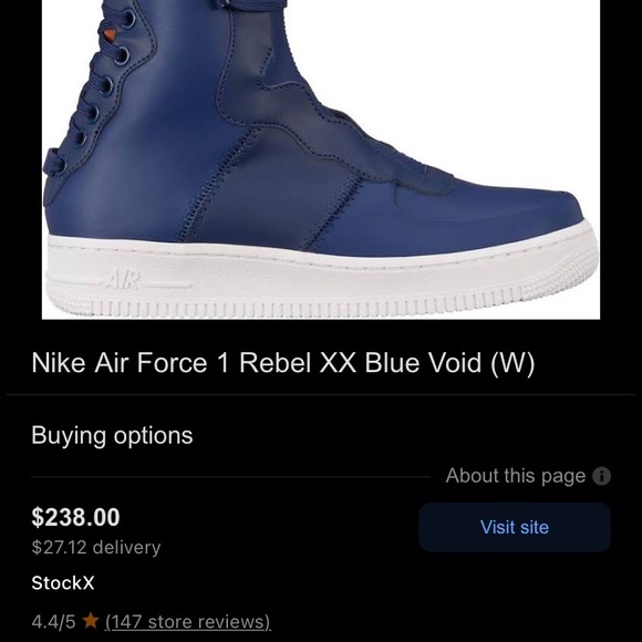 Brand new special edition Air Force 1 xx rebel - Picture 3 of 4